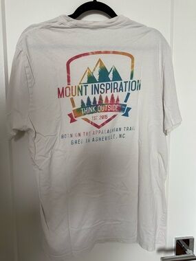 White Graphic Tee - Think Outside